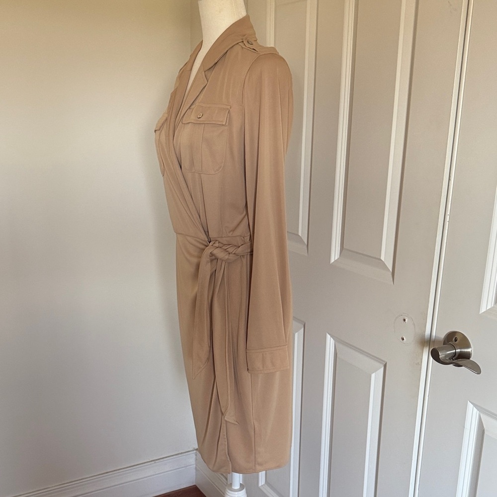 Lauren Ralph Lauren Women's Stretch Jersey Wrap Dress Size M - Picture 6 of 9